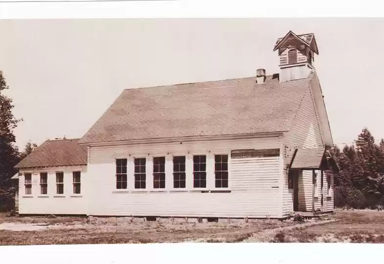 Jeans schoolhouse, 12 miles west of Eugene, Oregon